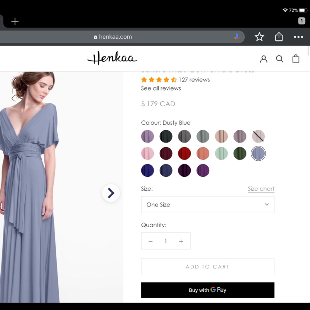 FAMOUS Sakura Henkaa Maxi Dress in Dusty Blue